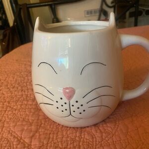 Large Cute Cat Face Mug